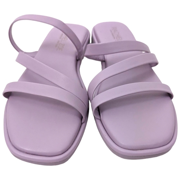 Rachel Zoe Flat Slip On Sandals NEW Womens Lavender Purple Cushioned Comfort - Picture 3 of 8